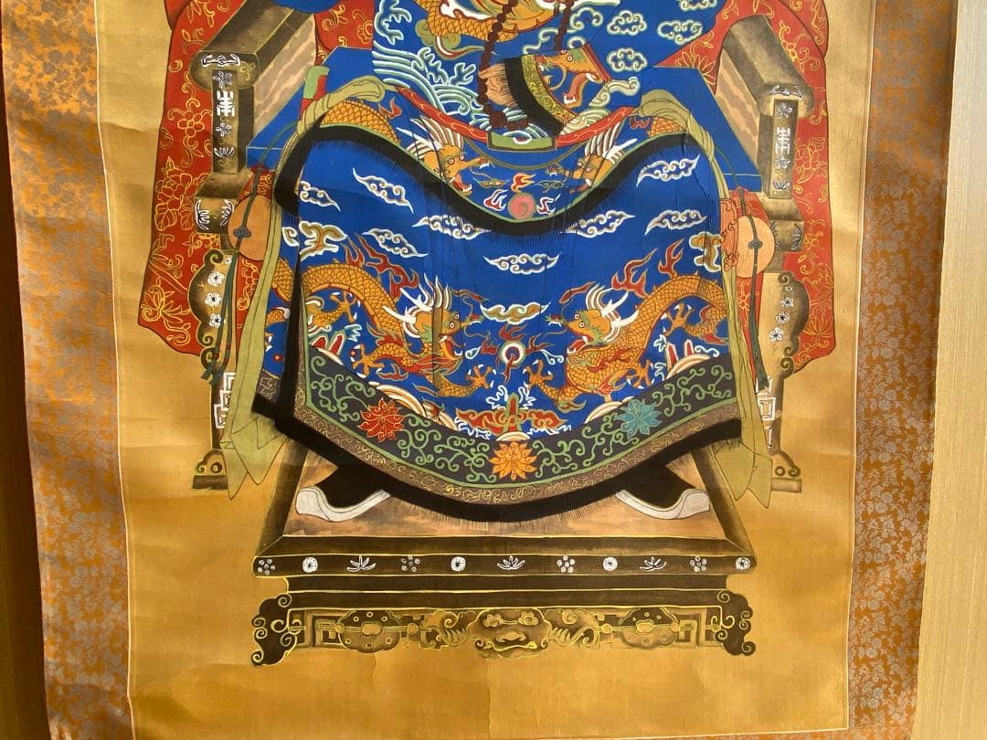 中国明の大臣哲学者王陽明という人物油絵