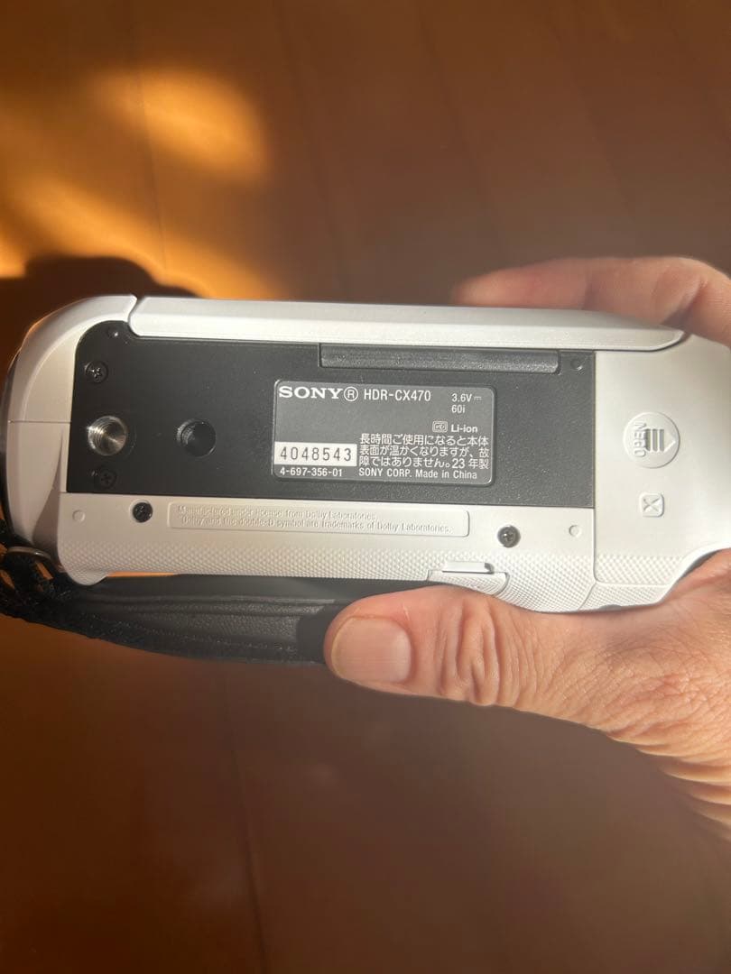 SONY HDR-cx470 ビデオカメラ 本体 三脚付き！