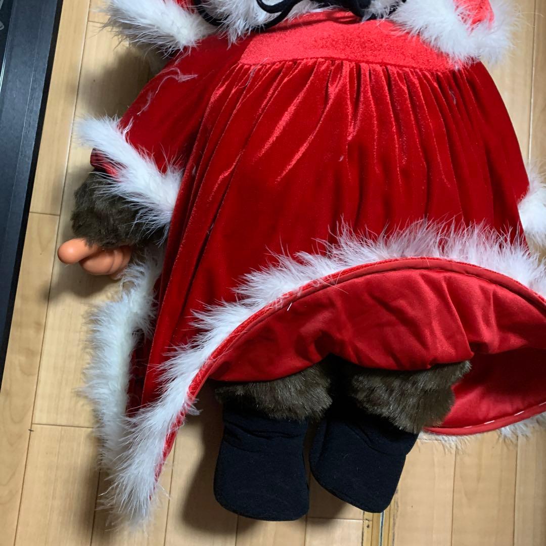稀少品 モンチッチ　クリスマス　ケープドレス2L