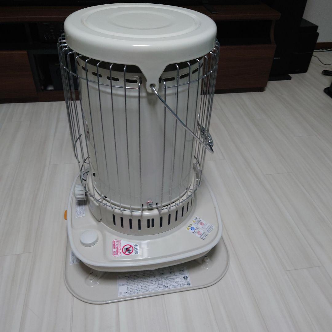 石油ストーブ ホワイト 安全ガード付き