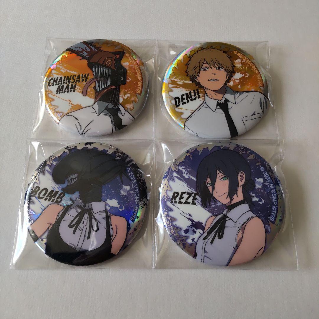 劇場版 チェンソーマン レゼ篇 デンジ レゼ ボム メタリック缶バッジ