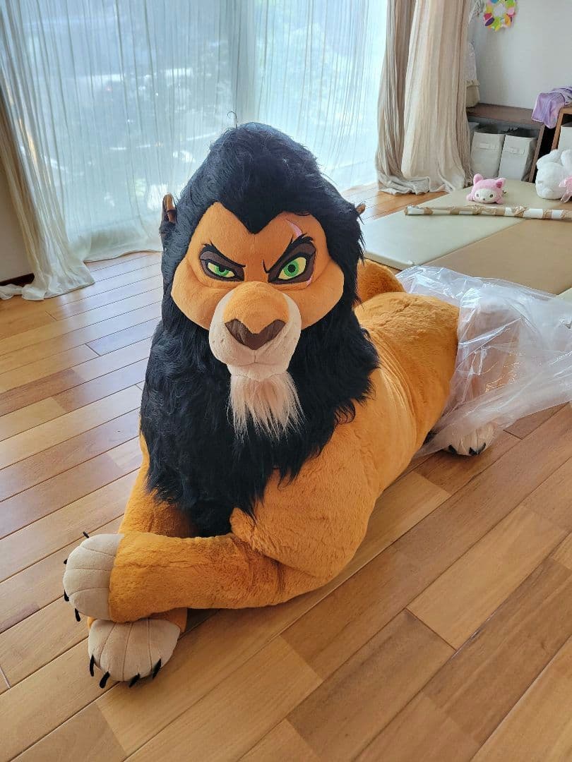 ディズニーストア ライオンキング ぬいぐるみ スカー 127cm スーパービッグ