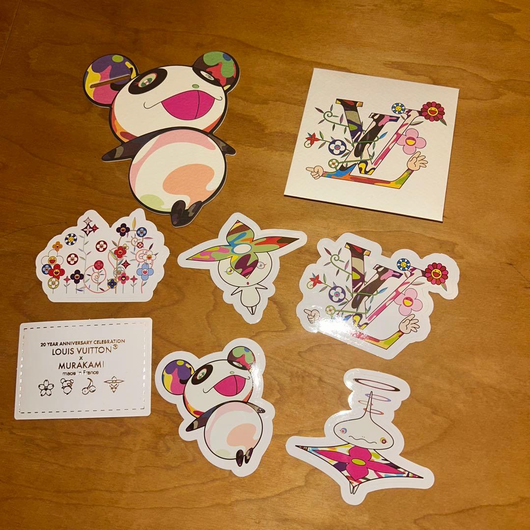 のこ様専用 ルイヴィトン✖︎村上隆コラボステッカー、ショッパー