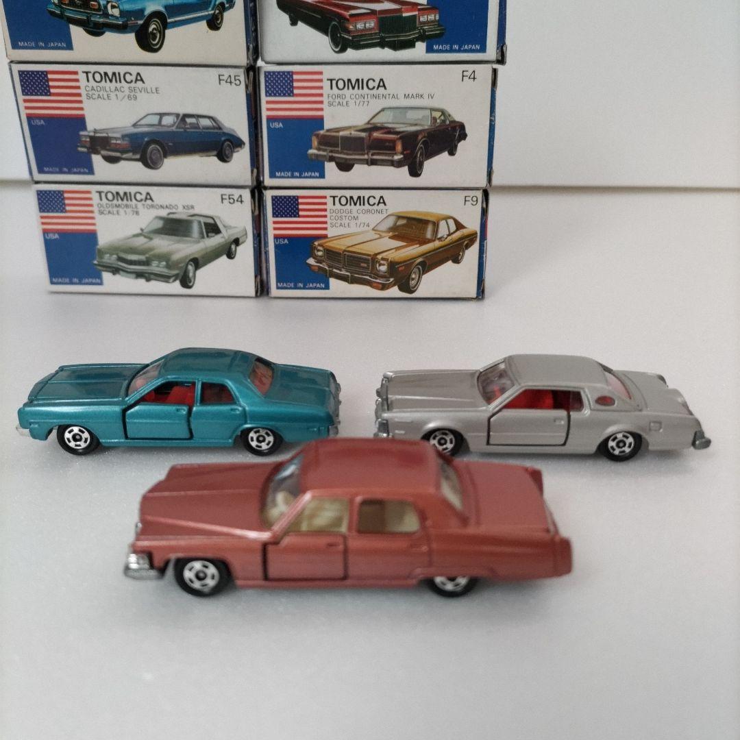 トミカ日本製 外国車シリーズF 青箱 6台セット