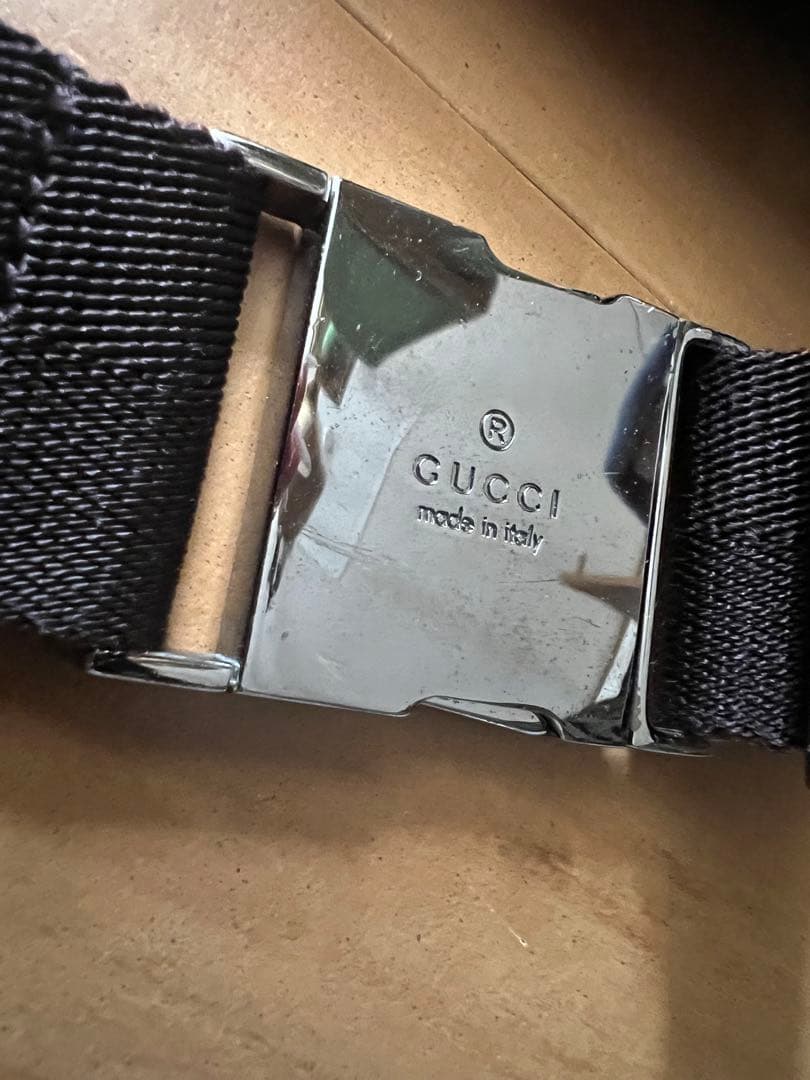 GUCCI GGキャンバス ショルダーバッグ ウエストバッグ