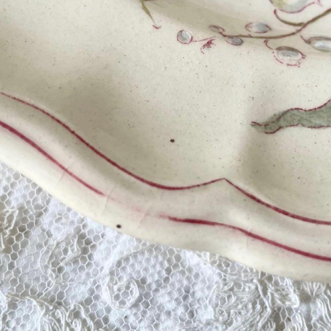 レア】すずらんとスミレのプレート皿 ロンシャン 鈴蘭すみれフランス