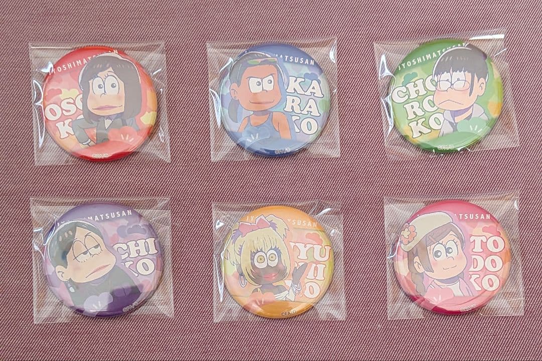 おそ松さん じょし松さん おそ子 カラ子 一子 十四子 トド子 アクリルキー