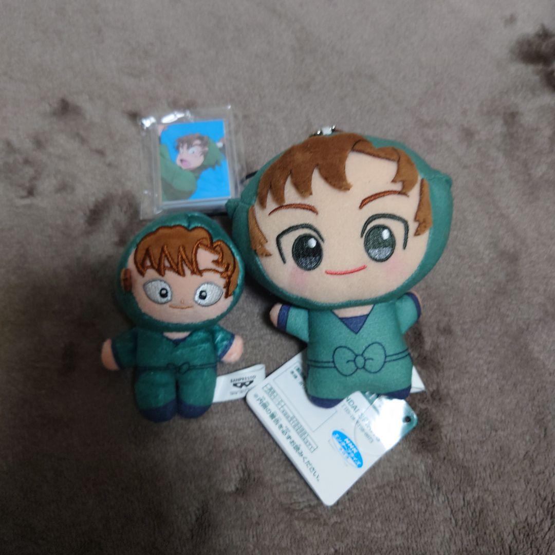 2】ギルティクラウン ギルクラ ノイタミナ 缶バッジ アクリルブロック 特典