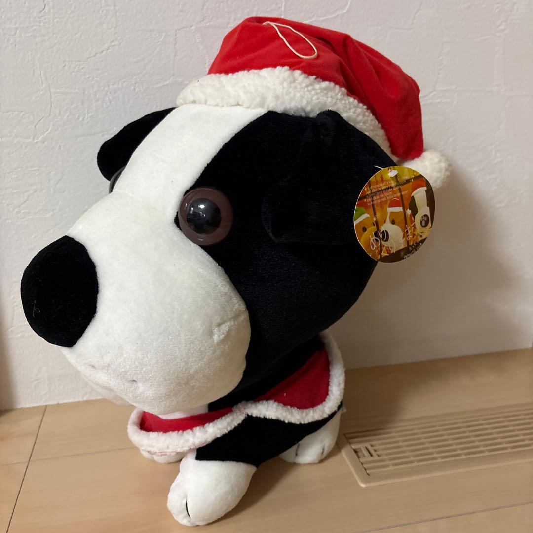 犬のぬいぐるみ　３体セット　PEANUTSCLUB クリスマス　コスチューム