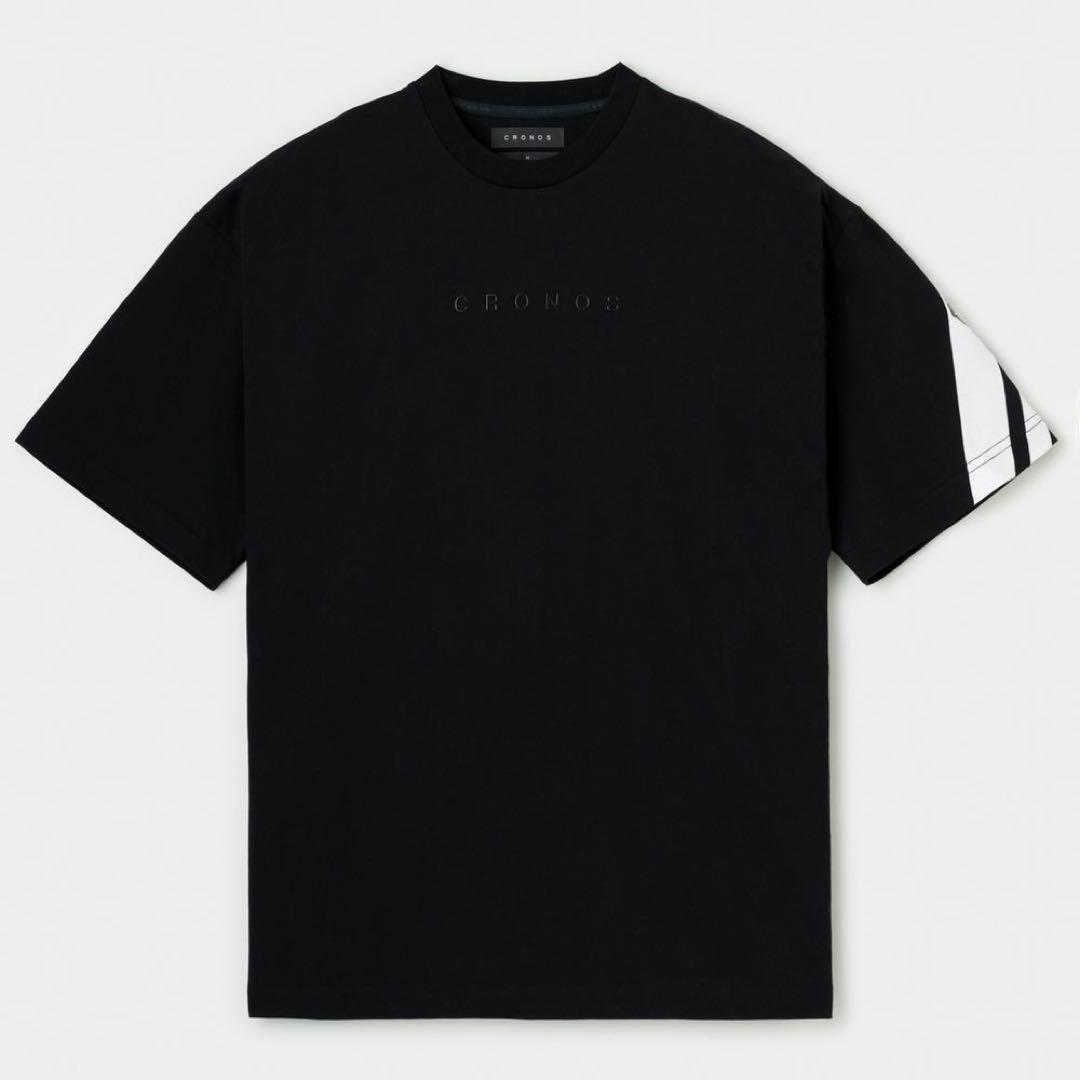 新品 CRONOS クロノス Tシャツ 黒 白 L - メルカリ