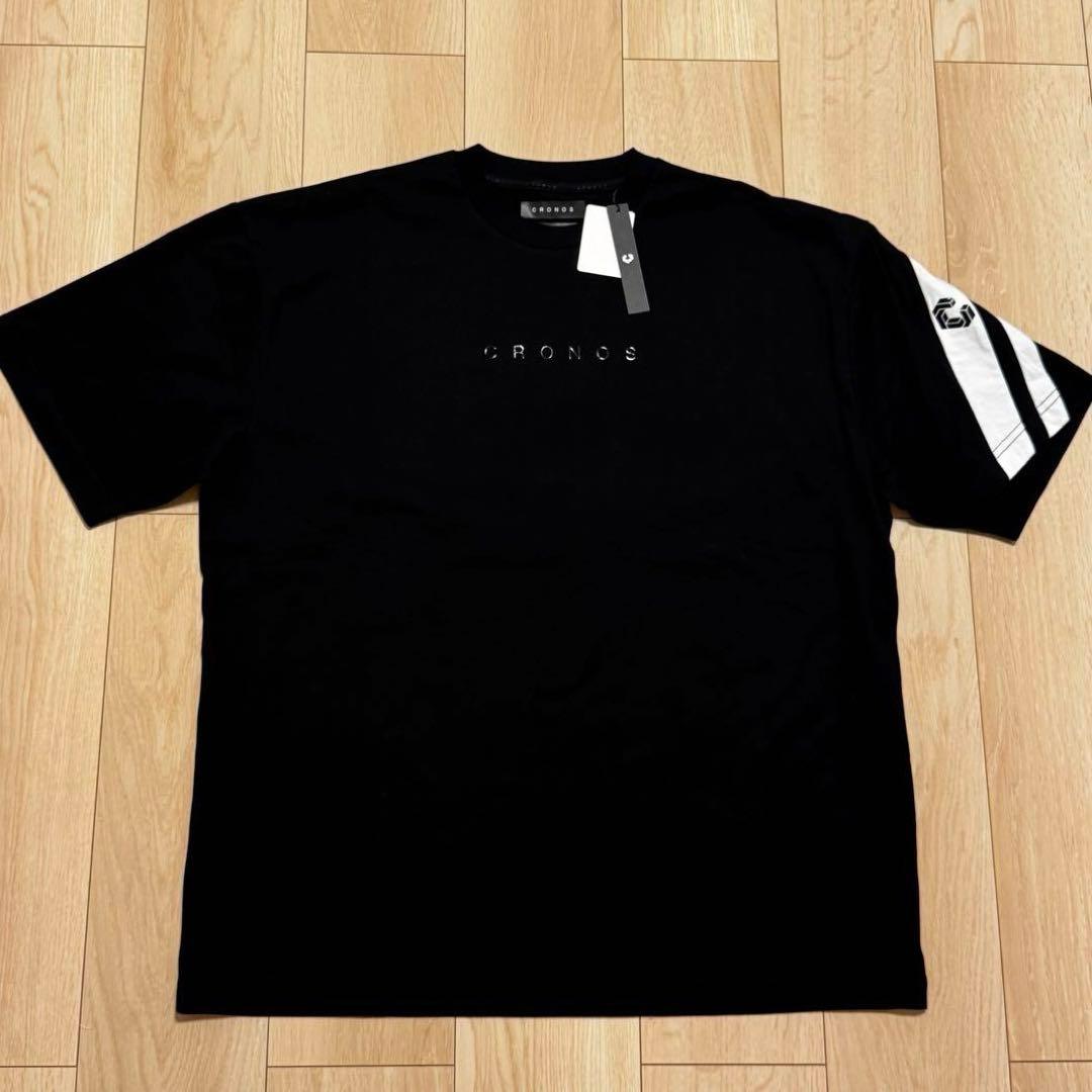 新品 CRONOS クロノス Tシャツ 黒 白 L - メルカリ