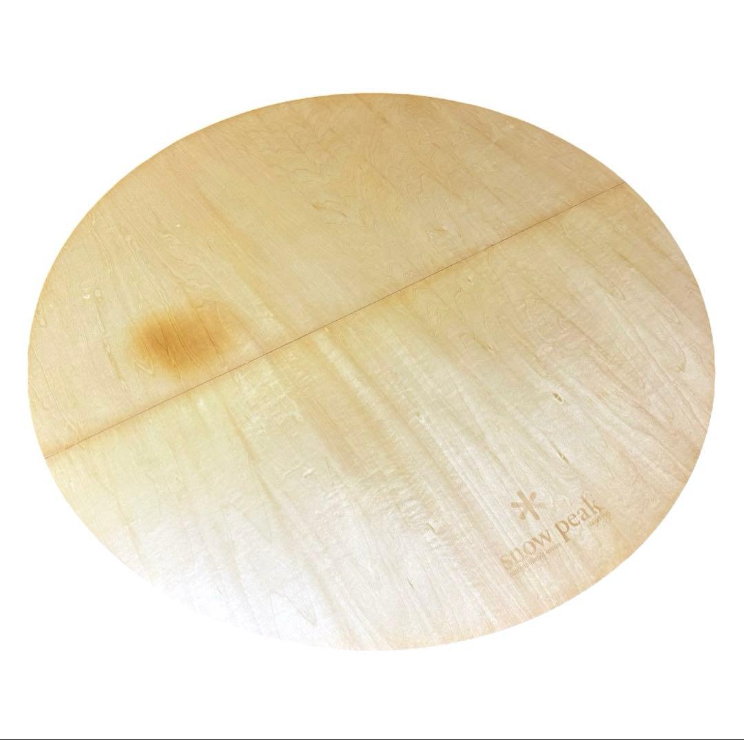 美品】1985 snow peak ローテーブルラウンド LV-24 廃盤