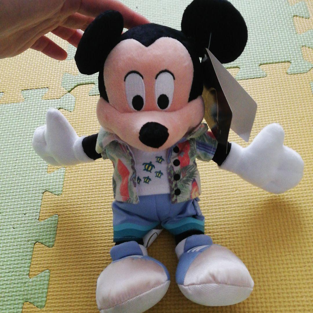 ディズニー Disney ミッキーマウス ぬいぐるみ　ハワイ　アラウニ