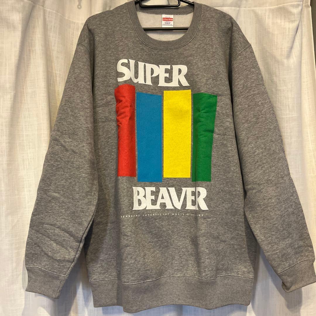 SUPER BEAVER トレーナー グレー - メルカリ