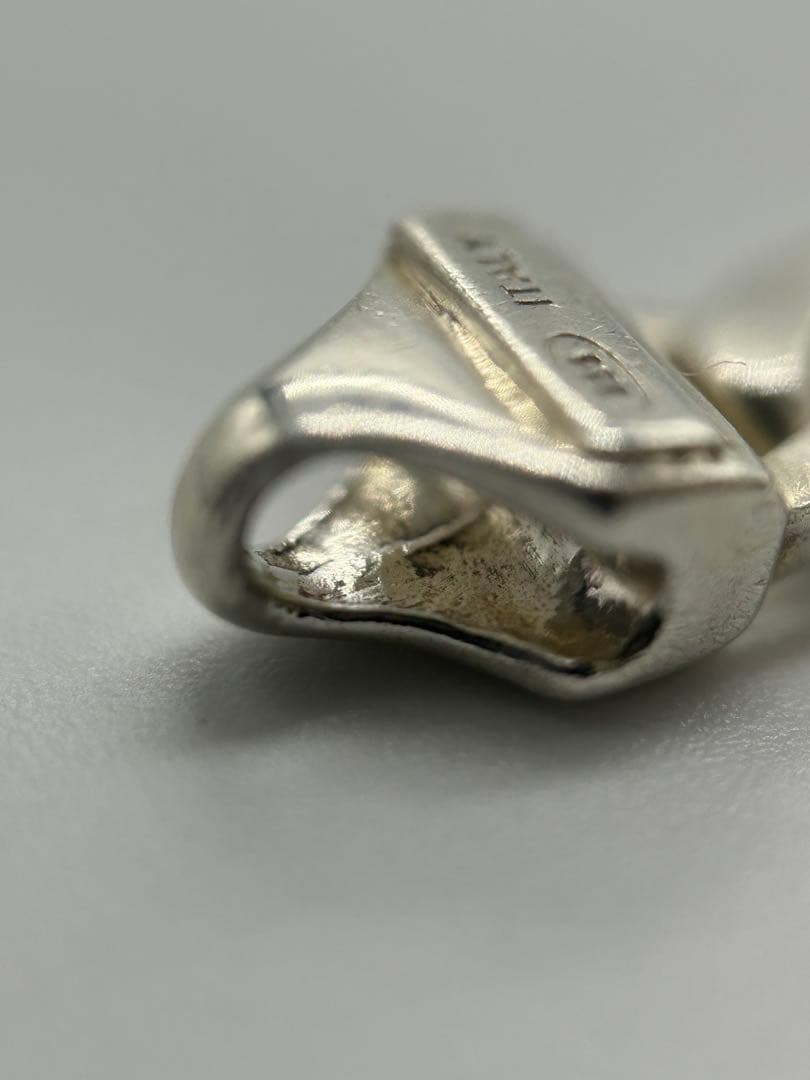 ティファニー TIFFANY フィガロチェーン ブレスレット SV YG コンビ