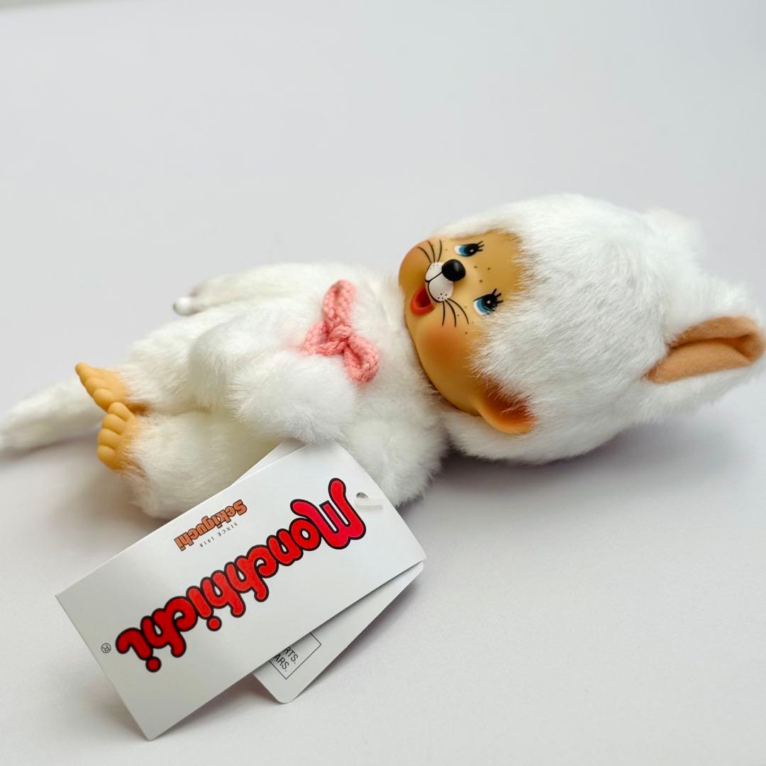 【EU限定・希少】モンチッチ 白い猫 ぬいぐるみ