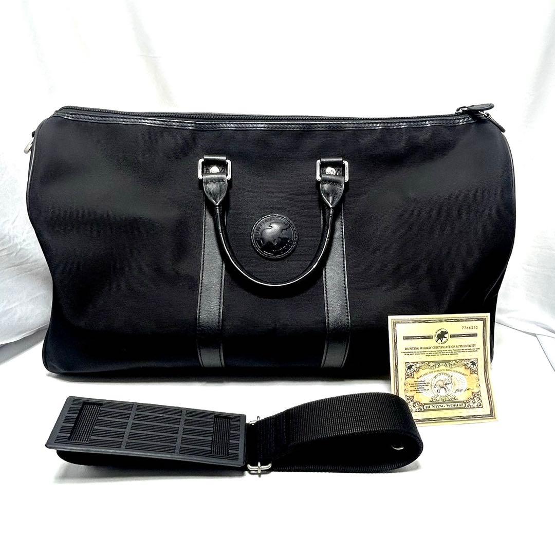 ハンティングワールド × メルセデス•ベンツ コラボ ボストンバッグ