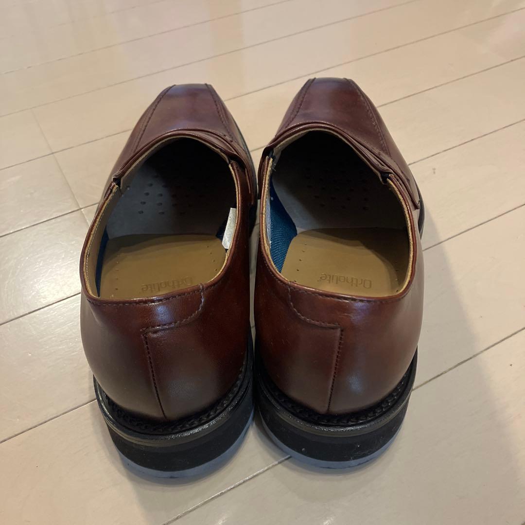 【値下げ】REGAL ブラウンレザー スリッポンビジネスシューズ