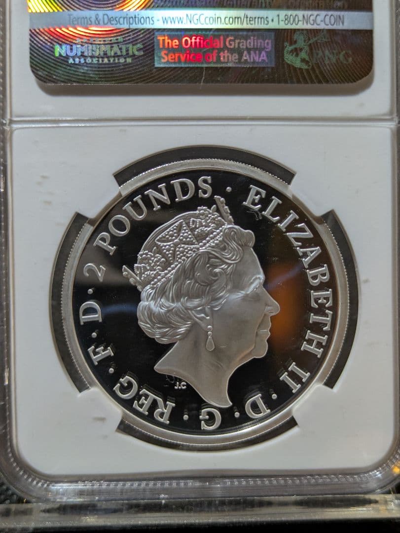 世界250枚の伝統の銀貨】2017年英国王立造幣局ユニコーンオブ