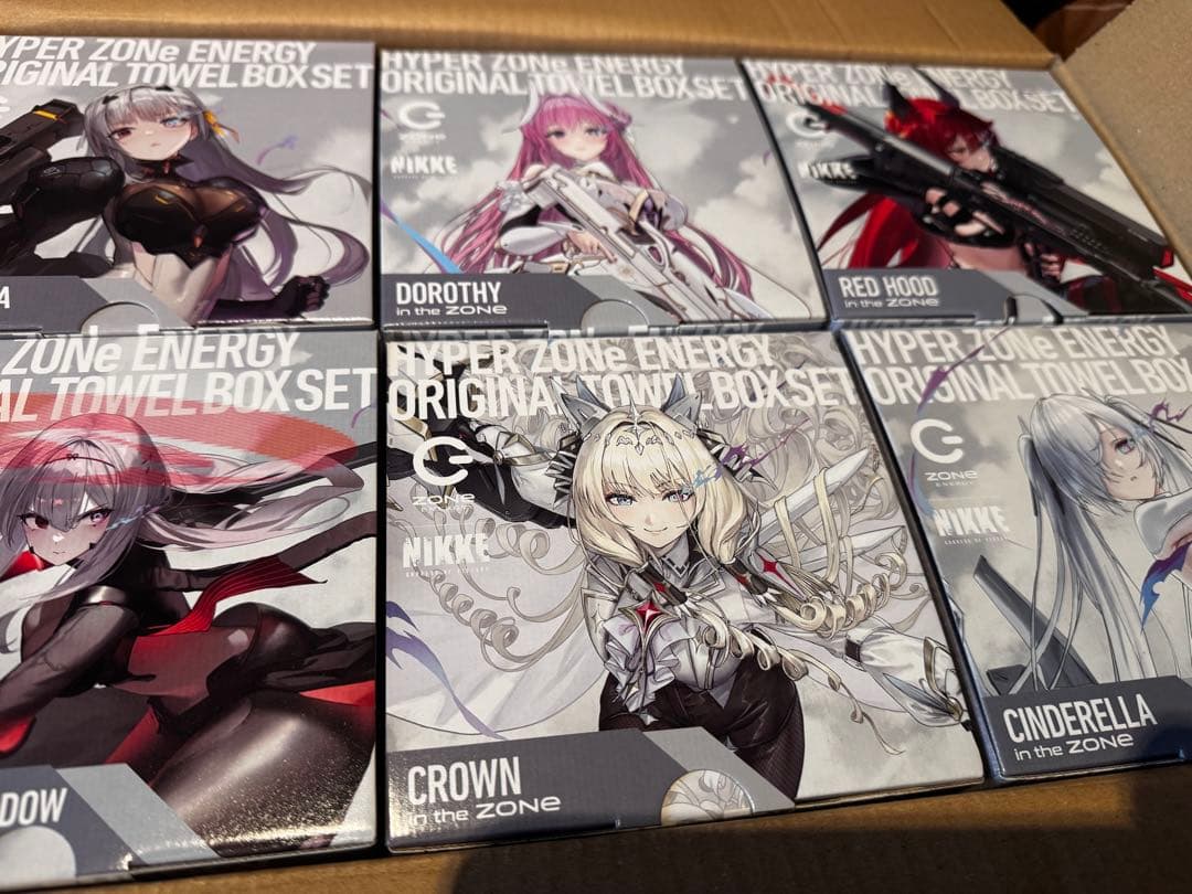 ドリンクなし】勝利の女神NIKKE ZONEコラボ 全種セット【販促POP付】 ZONe×