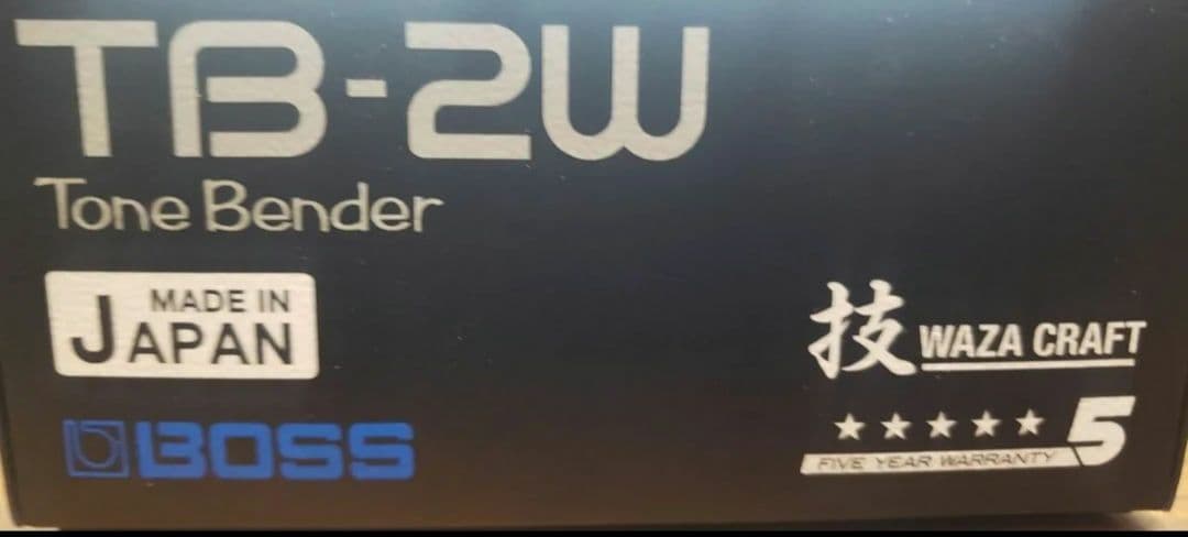 【新品未開封】Boss TB-2W 技クラフト Tone Bender