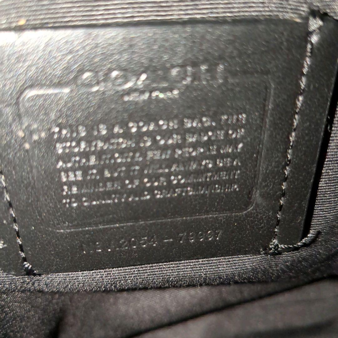 【極美品】COACH クロスボディ ショルダーバッグ 2way ブラック