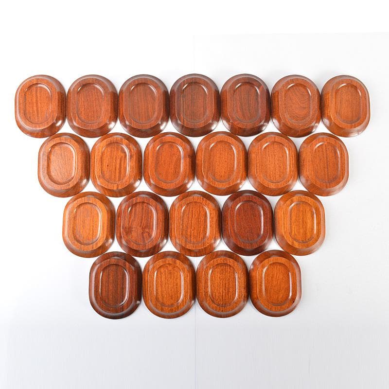 煎茶道具 唐木製 茶托 二十二客 まとめて C 5705