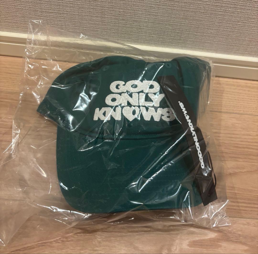GOD ONLY KNOWS ロゴキャップ グリーン 岩田剛典着用カラー