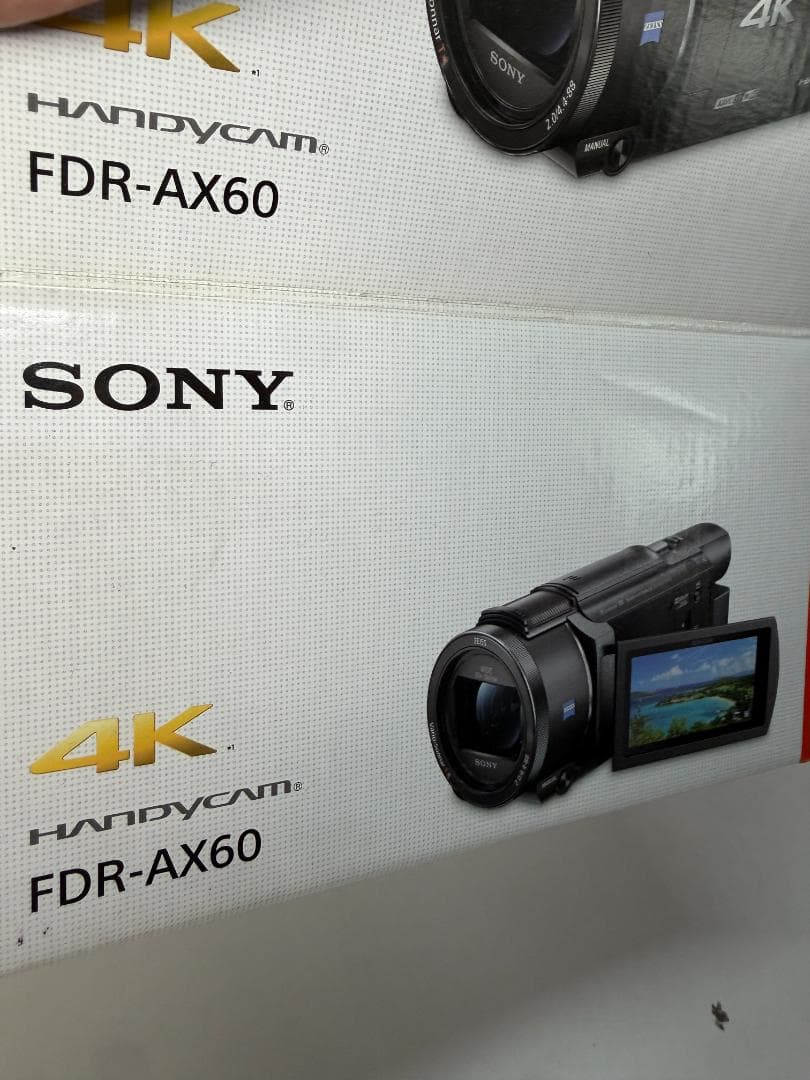 新同 SONY 4K ハンディカム FDR-AX60 ソニー ビデオ カメラ