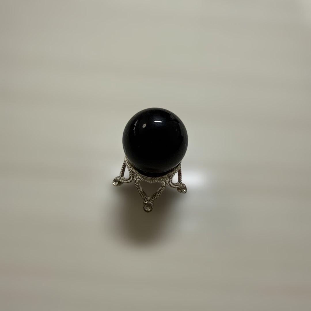 モリオン　スフィア　天然石　21.2mm 台座付き　新品　貴重