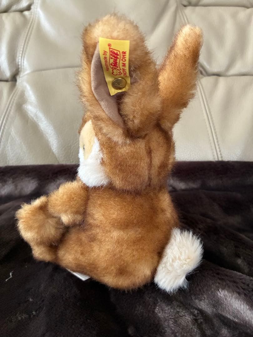 Steiff 茶色のウサギ ぬいぐるみ テディベア