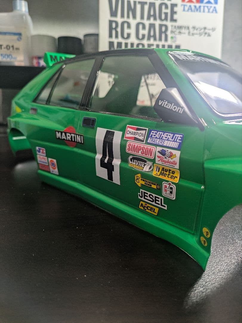 タミヤ Lancia Delta Integrale ラジコンボディ 1/10