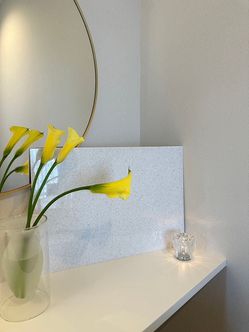 しかくいし　大理石アート