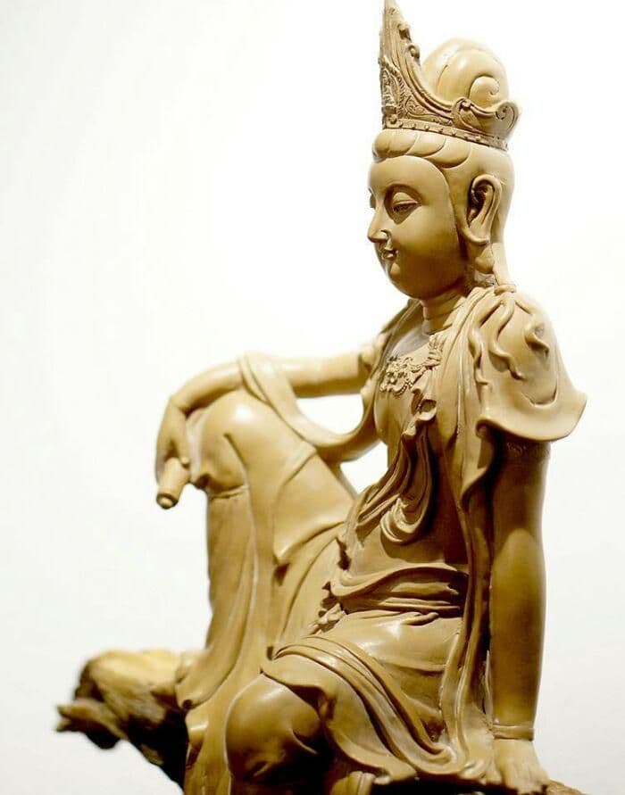 禅意観音菩薩の仏像の置物