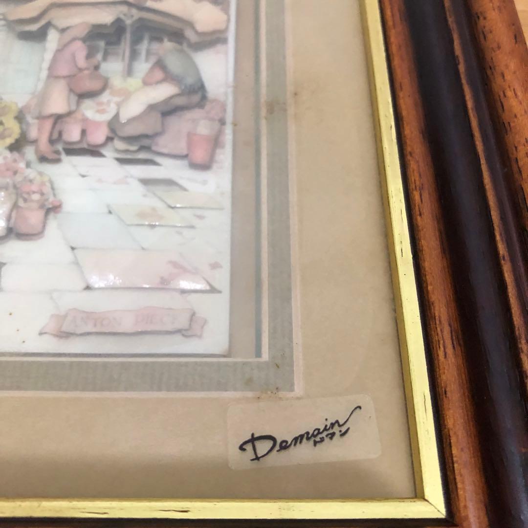 英国製・ドマン・デコパージュ