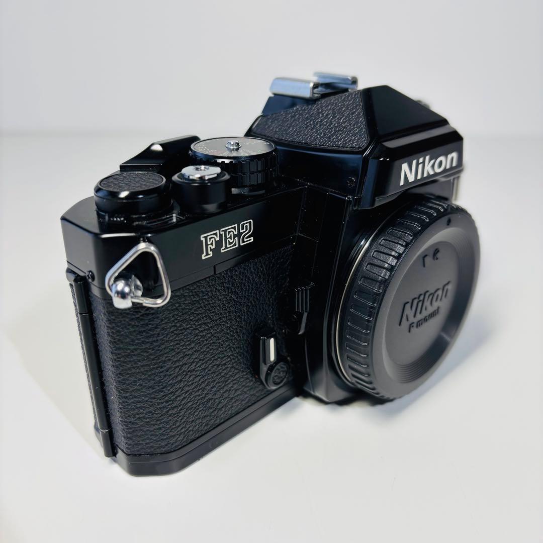 ジャンク】Nikon ニコン FE2 ブラック フィルムカメラ 本体のみ