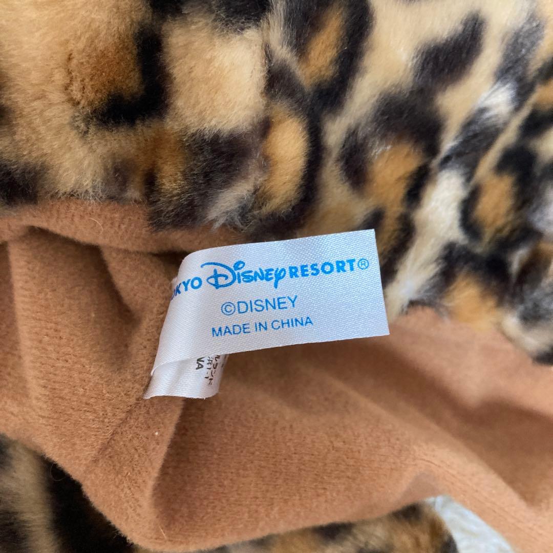 東京ディズニーリゾート ヒョウ柄帽子青ブルー
