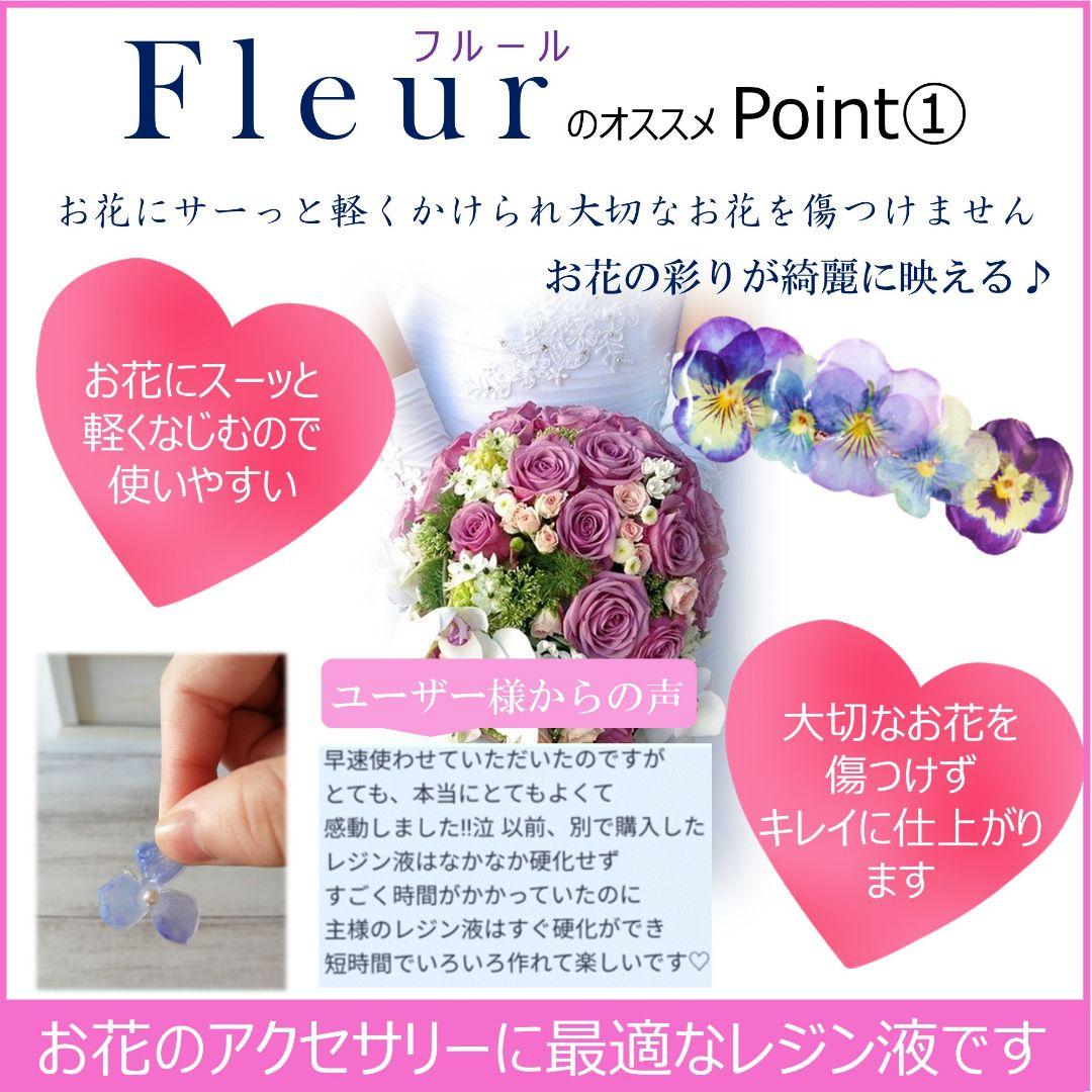 専用レジン液 フルール10本、コーティング剤つき☆