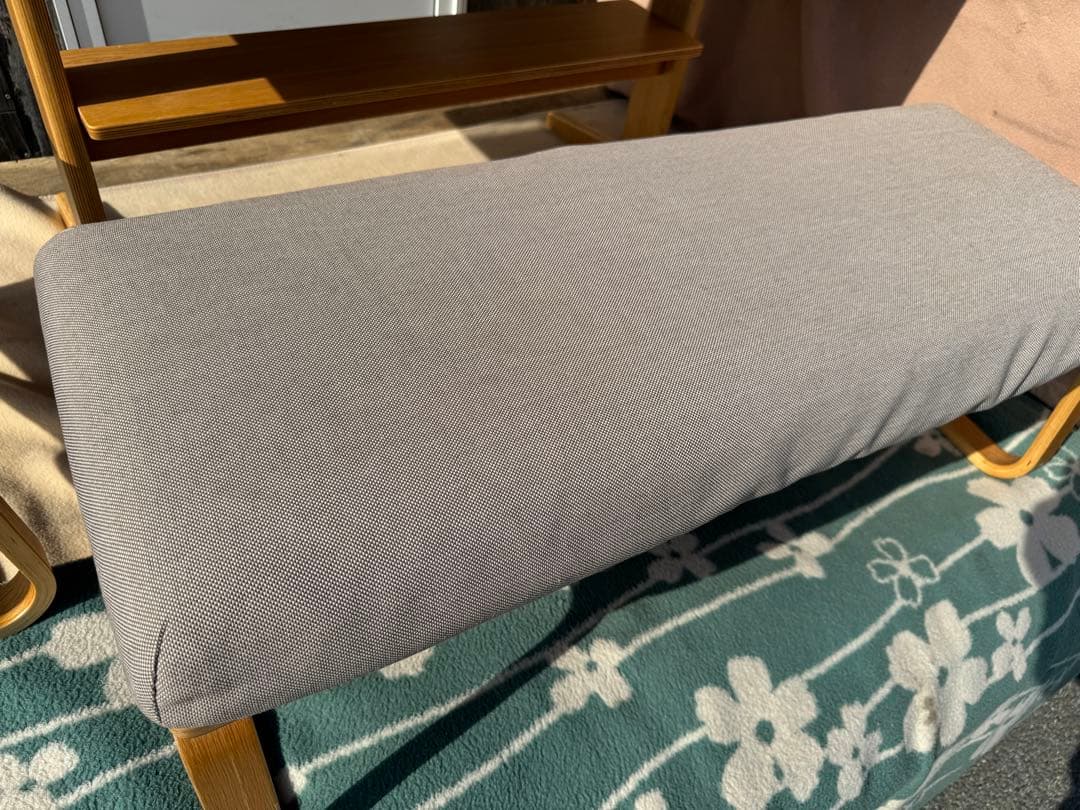 奈良発 無印良品 リビングでもダイニングでもつかえるベンチとテーブル ３点セット