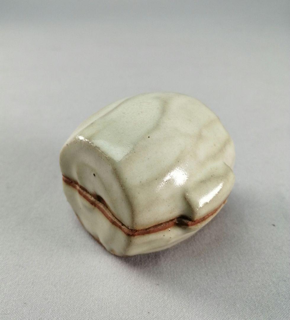 茶事具】九谷焼青磁槌香合 香合326