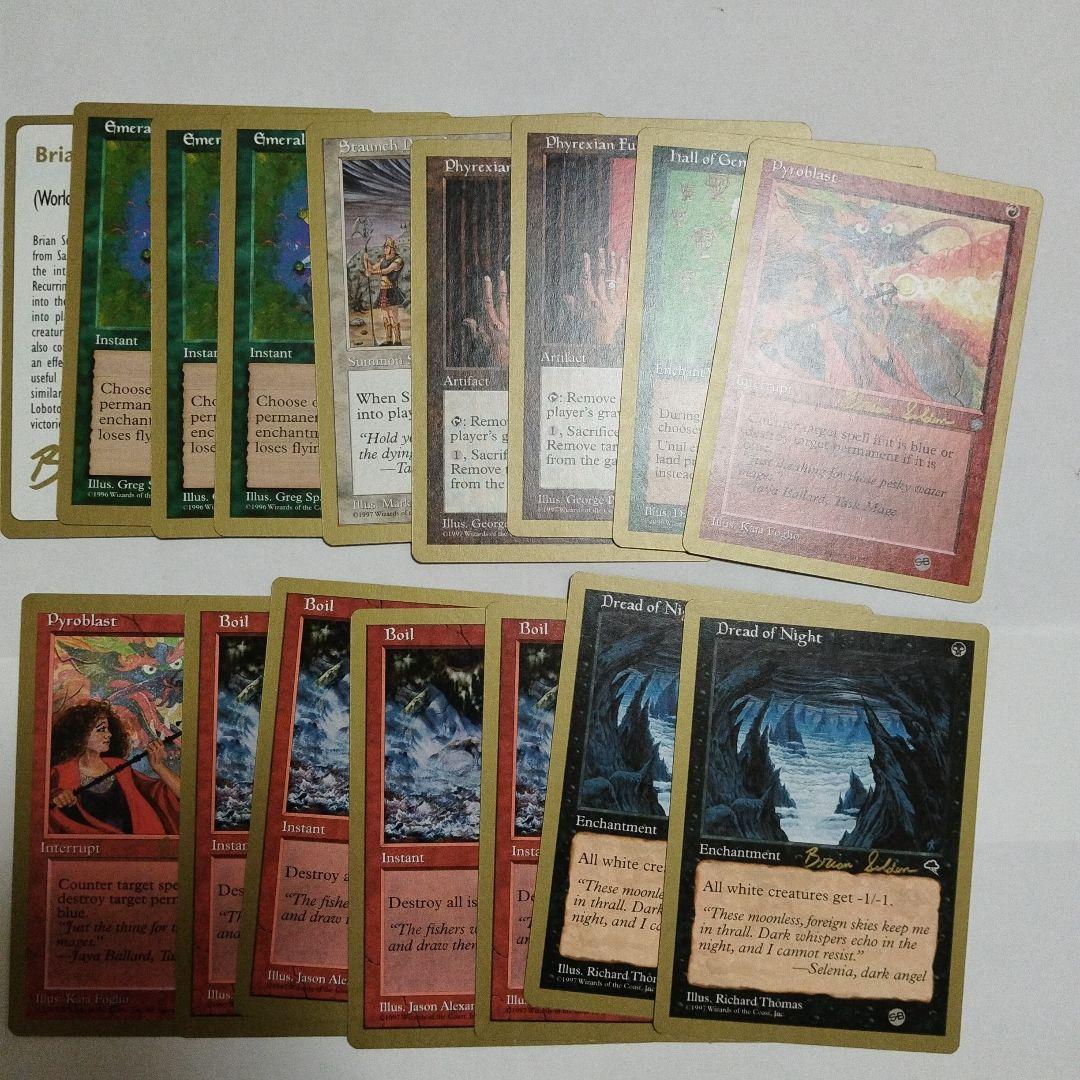 MTG 金枠 デッキ WORLD CHAMPIONSHIPS 1998 マジック：ザ