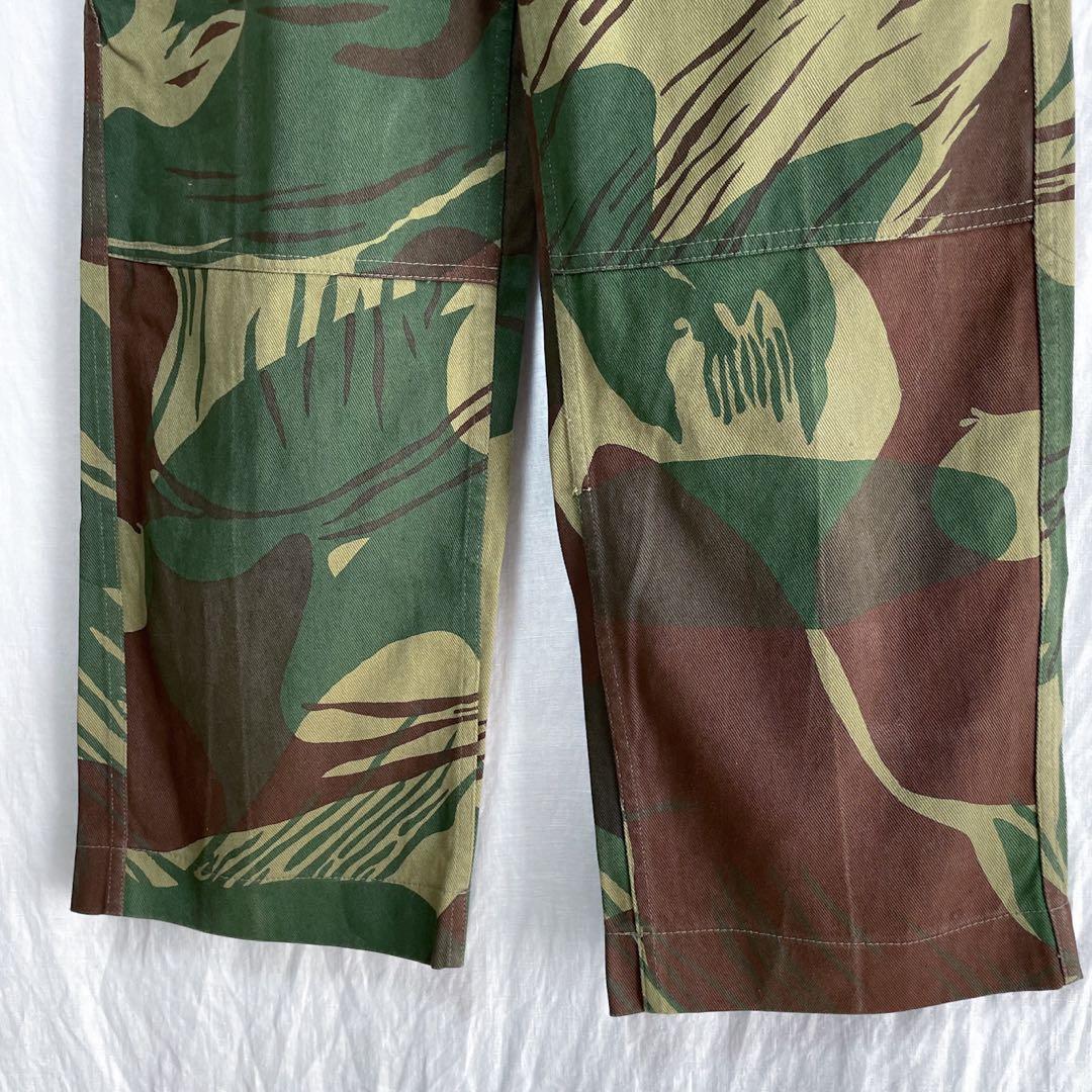希少 ローデシア軍 迷彩 カーゴパンツ W29 ユーロ ブラッシュカモ
