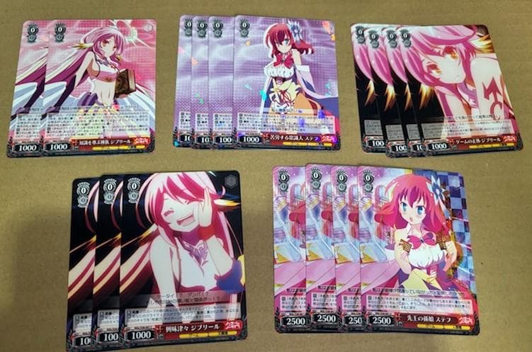 WS ノーゲーム・ノーライフ ノゲラ ノゲノラ 赤単 8電源デッキ WS ノー