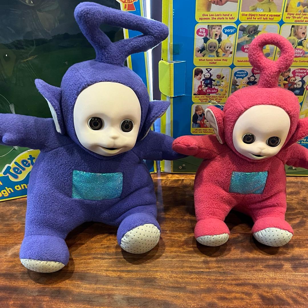 【4体セット】テレタビーズ トーキング ぬいぐるみ 同士でしゃべる！