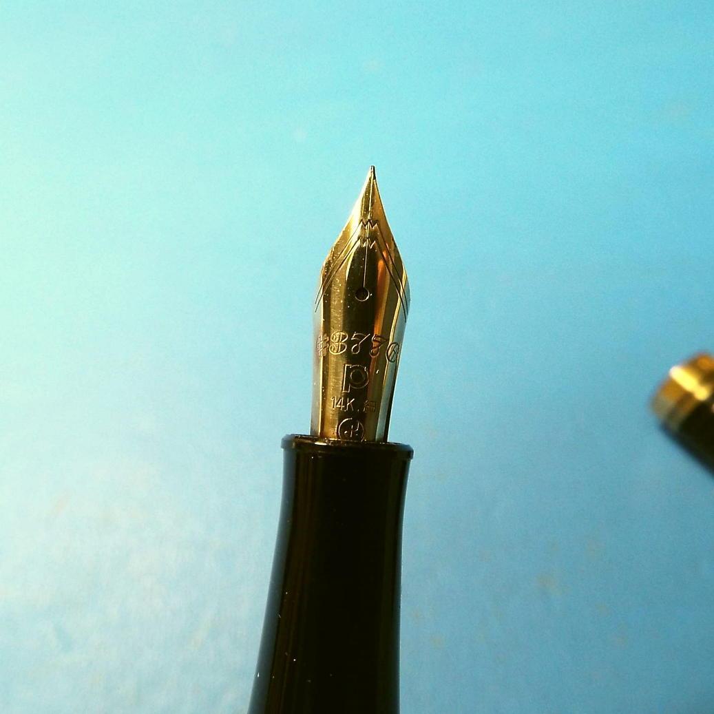 PLATINUM プラチナ 万年筆 #3776 ギャザード 14K 細字 文房具