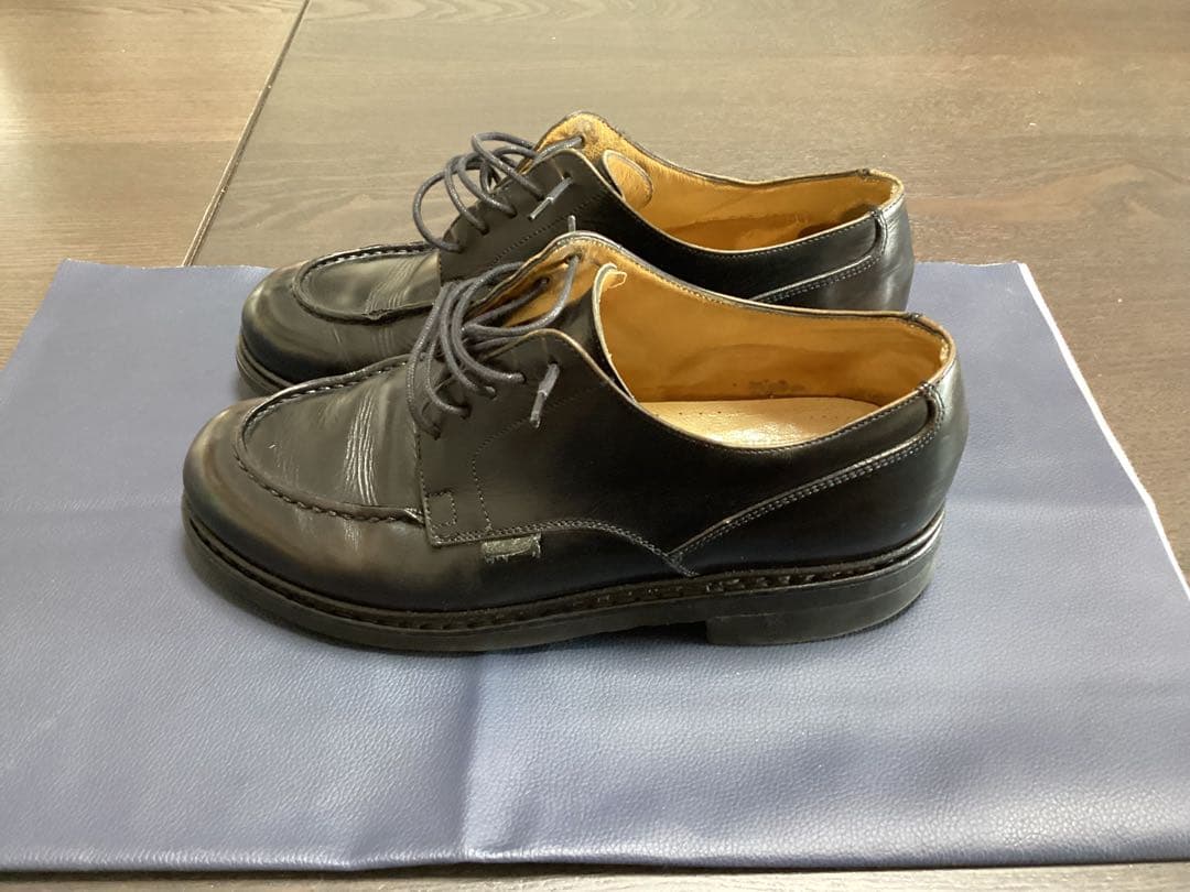 【ダメージあり】パラブーツ シャンボード ブラック サイズ：6 1/2 25.0