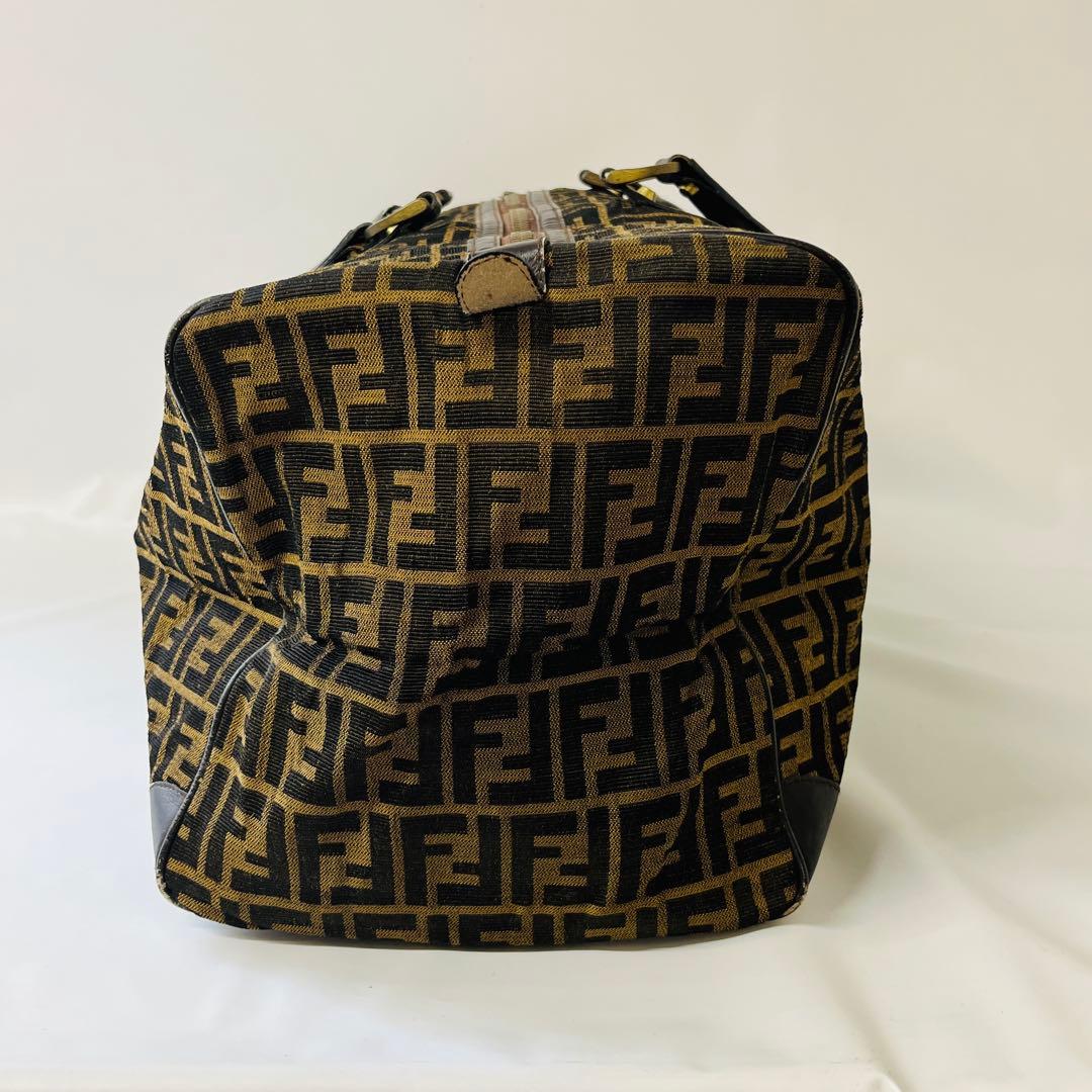 FENDI フェンディ ズッカ柄 ボストンバッグ ロゴ 旅行バッグ