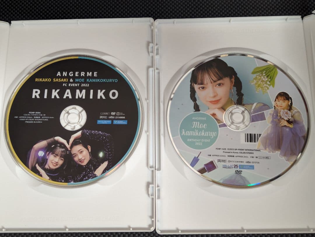佐々木莉佳子 上國料萌衣 RIKAMIKO バースデーイベント2022 DVD