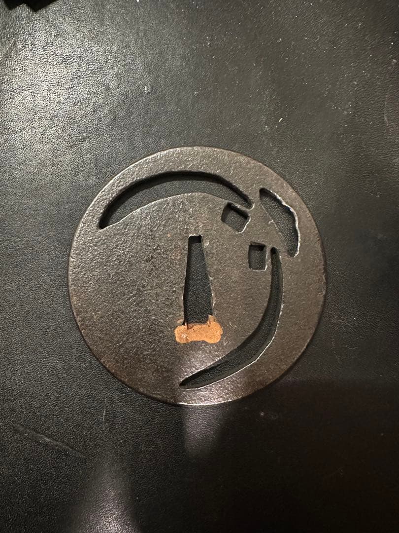 鍔　剣花菱図、謎図柄二枚