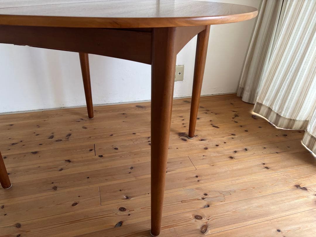 Jentique/ジェンティーク ラウンドエクステンションテーブル